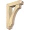 Ekena Millwork Imperial Arts and Crafts Rough Sawn Bracket w/ Offset Brace, Douglas Fir, 6"W x 22"D x 30"H BKT0604X22X30IMP03RDF - alternate 1